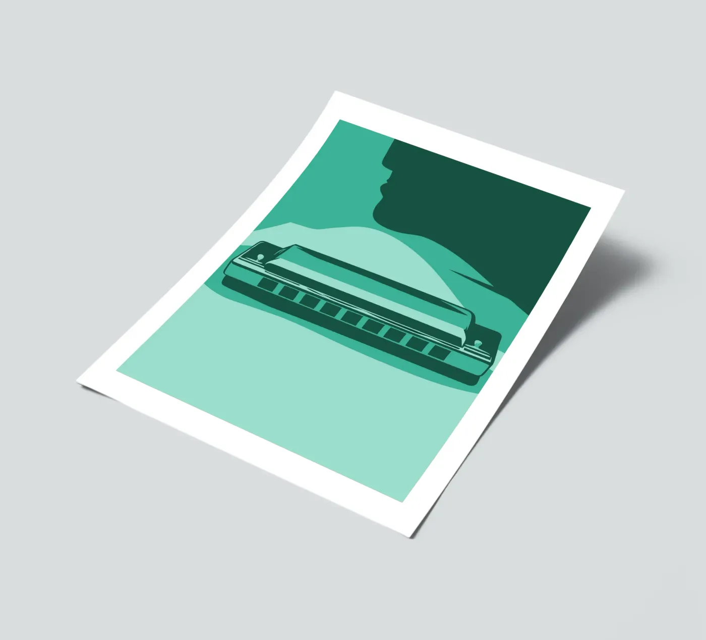 Harmonica stickervel van MUSIC EDITION