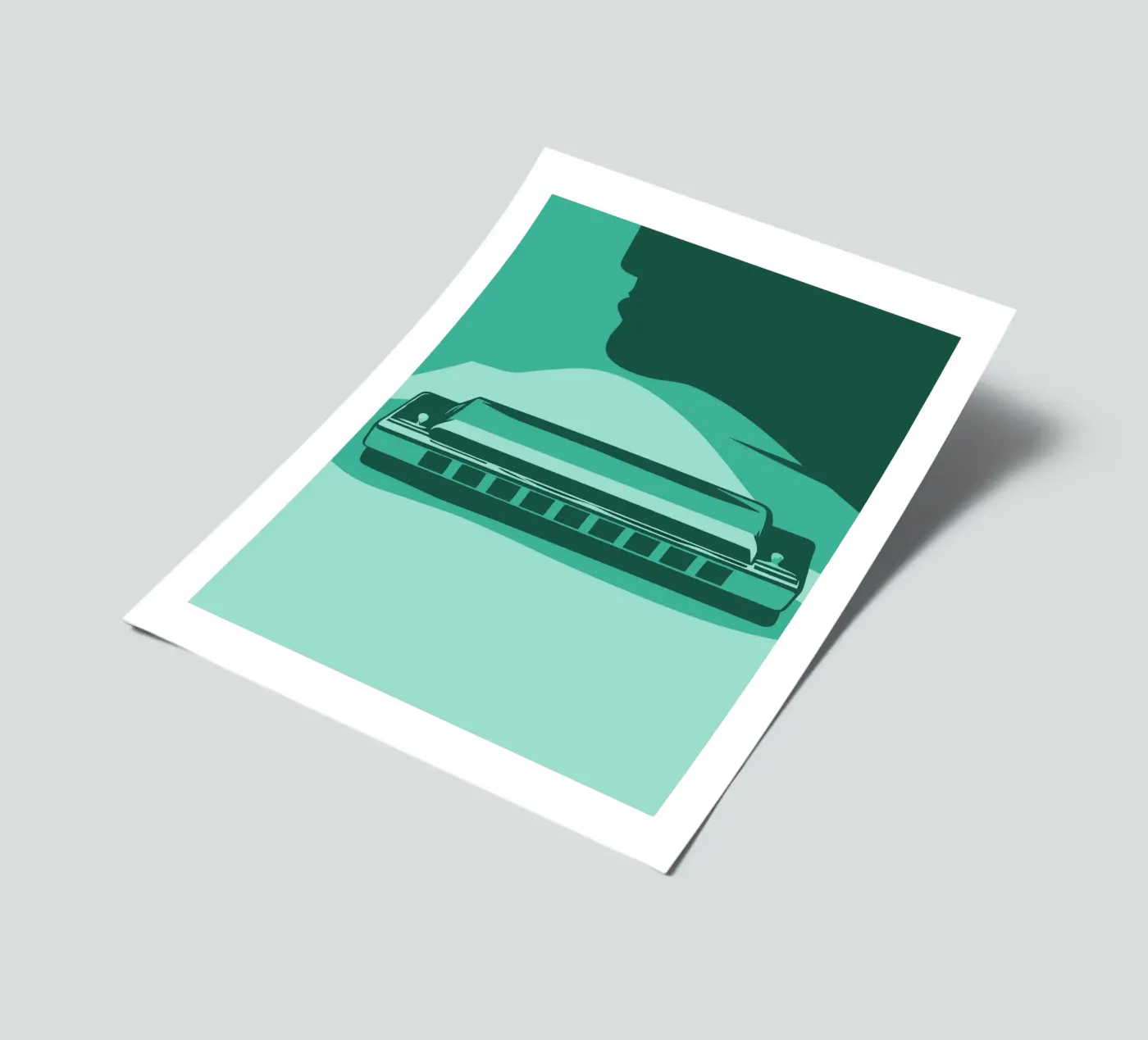 Harmonica stickervel van MUSIC EDITION