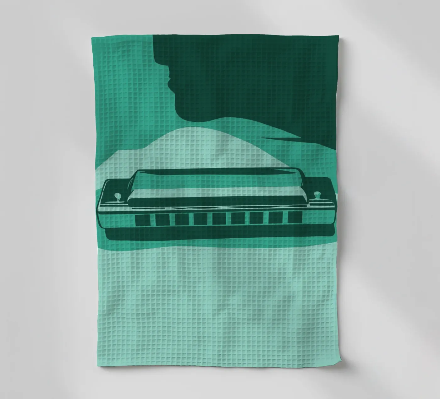 Harmonica tea towel by MUSIC EDITION