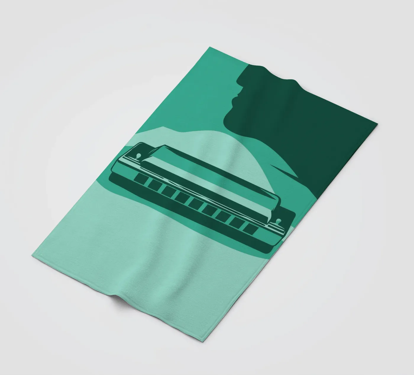 Harmonica fleecedeken van MUSIC EDITION