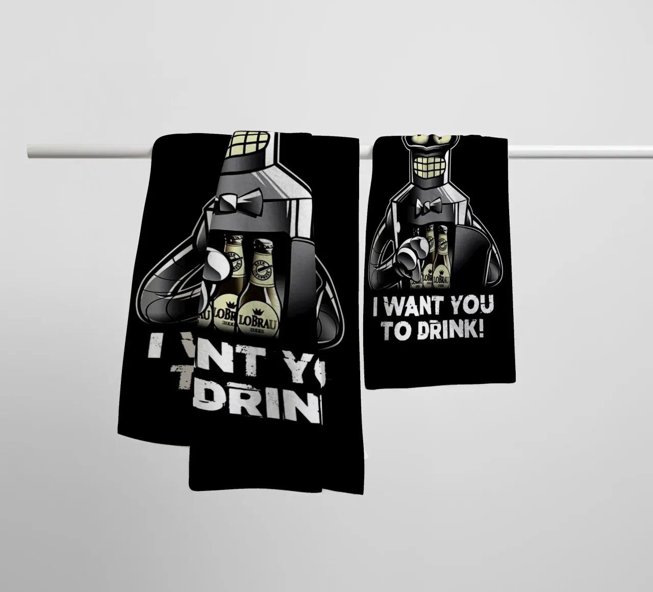 Ich möchte, dass du trinkst Handtuch von Danielshop