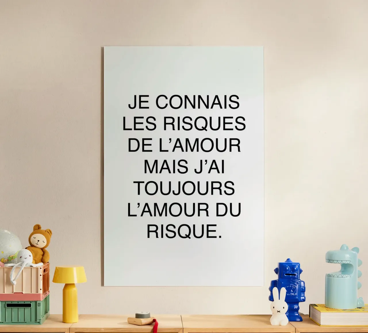 Les risques de l'amour plexiglass da typed