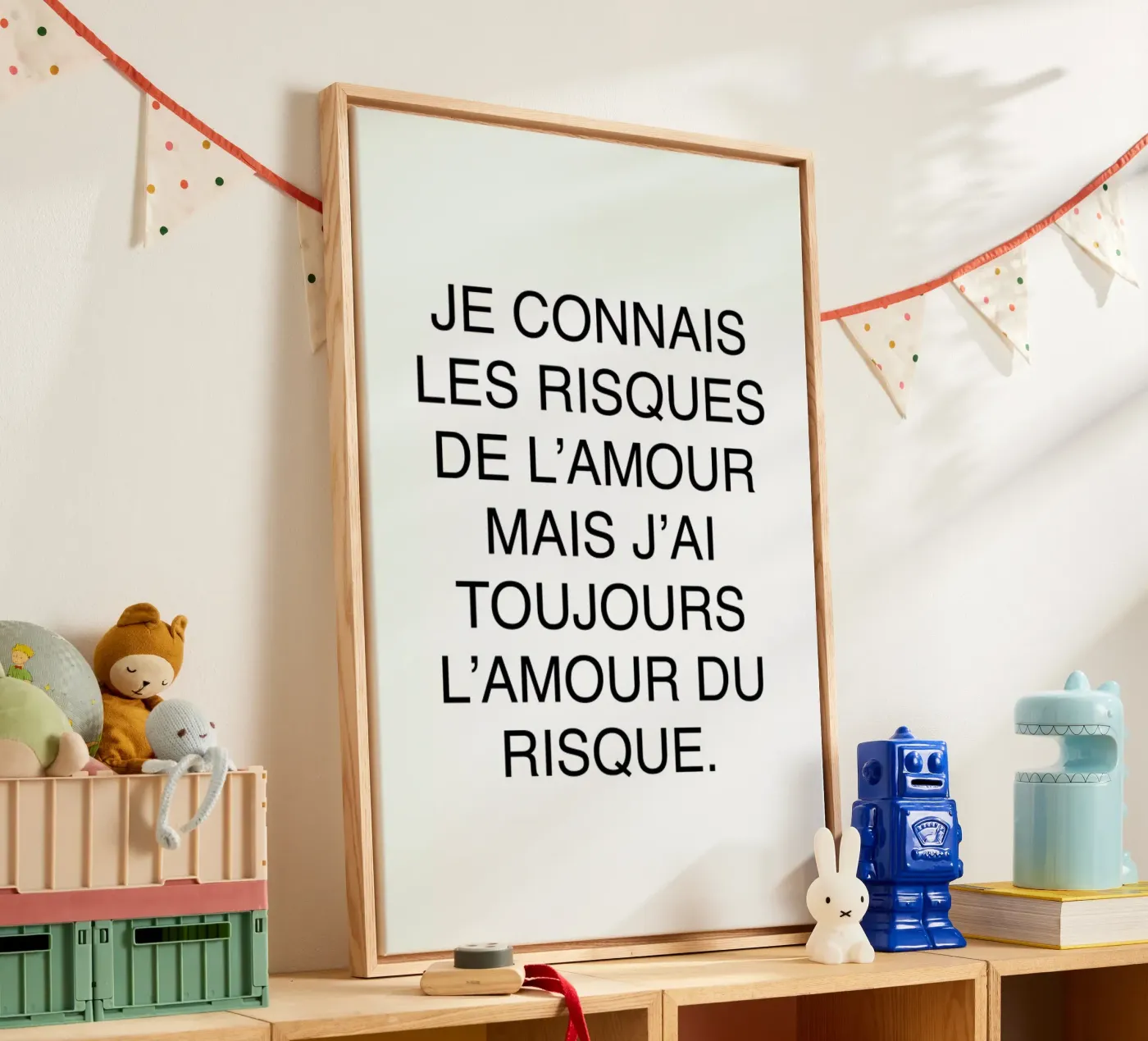 Les risques de l'amour tela da typed