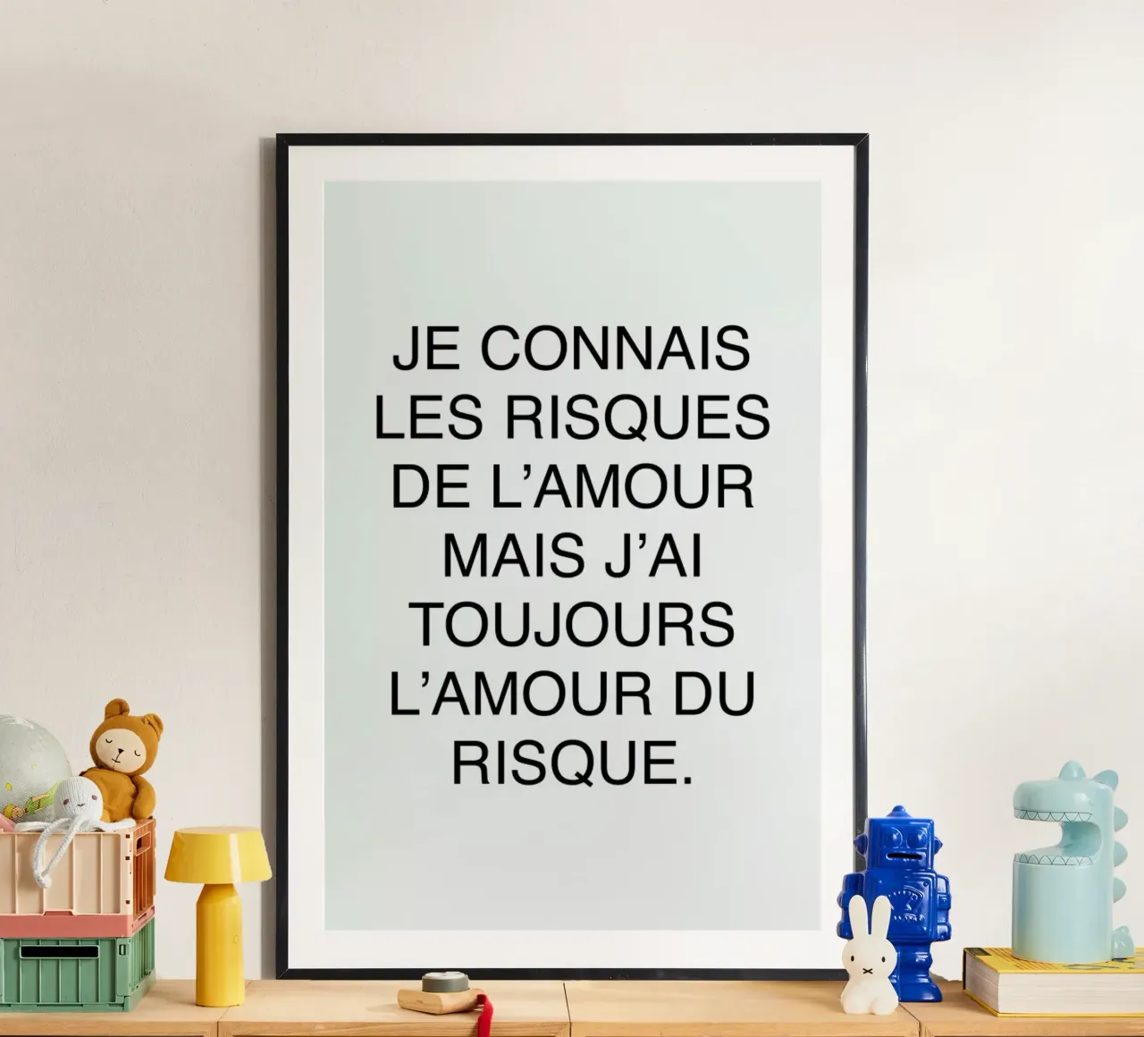 Les risques de l'amour poster da typed