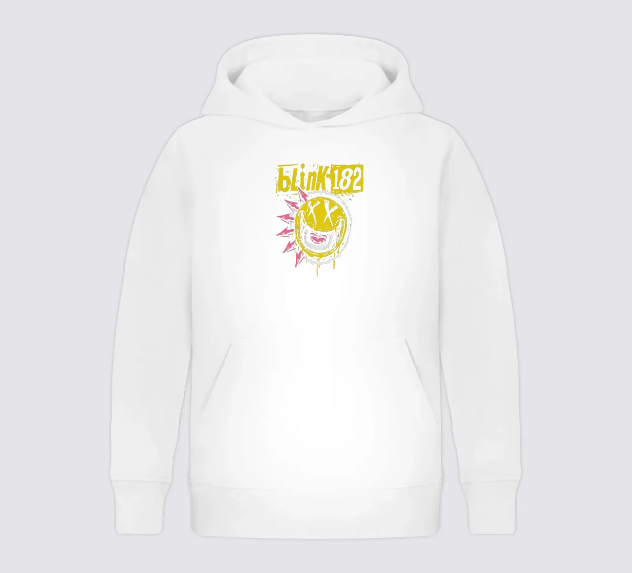 Punk Smiley kids hoodie by Jason Lavelle