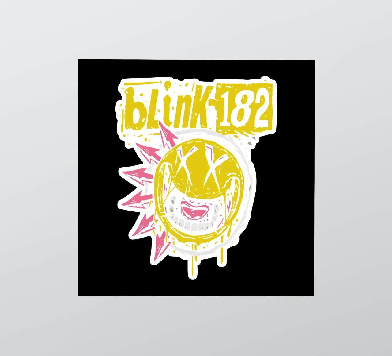 Punk-Smiley Sticker von Jason Lavelle