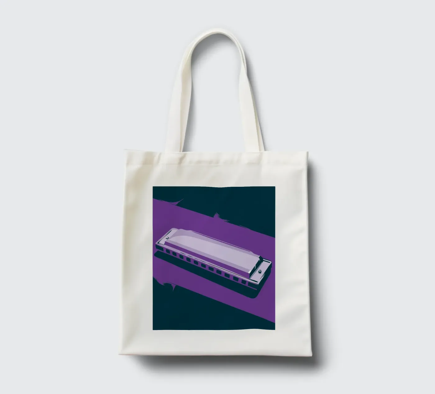 Harmonica tote bag by MUSIC EDITION