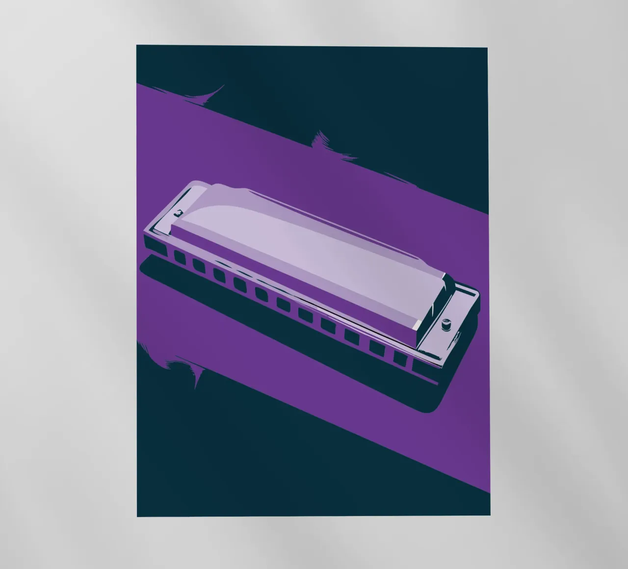 Harmonica backlit folie van MUSIC EDITION