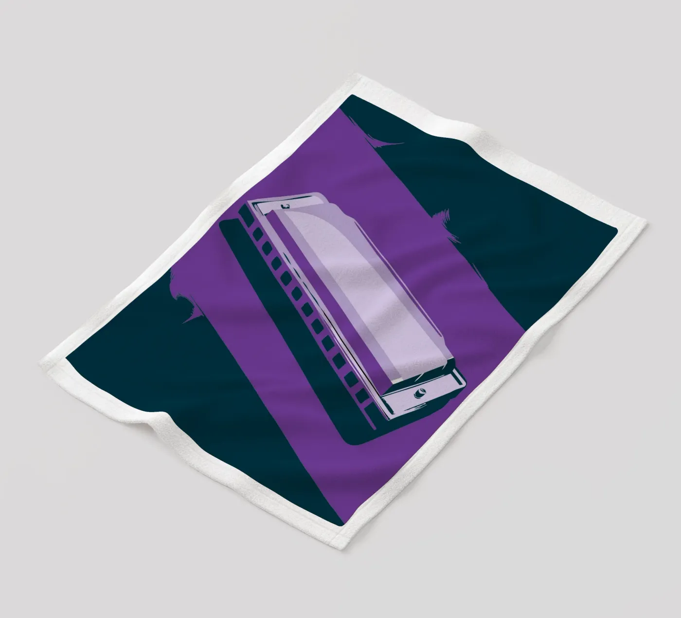 Harmonica Fleecedecke von MUSIC EDITION