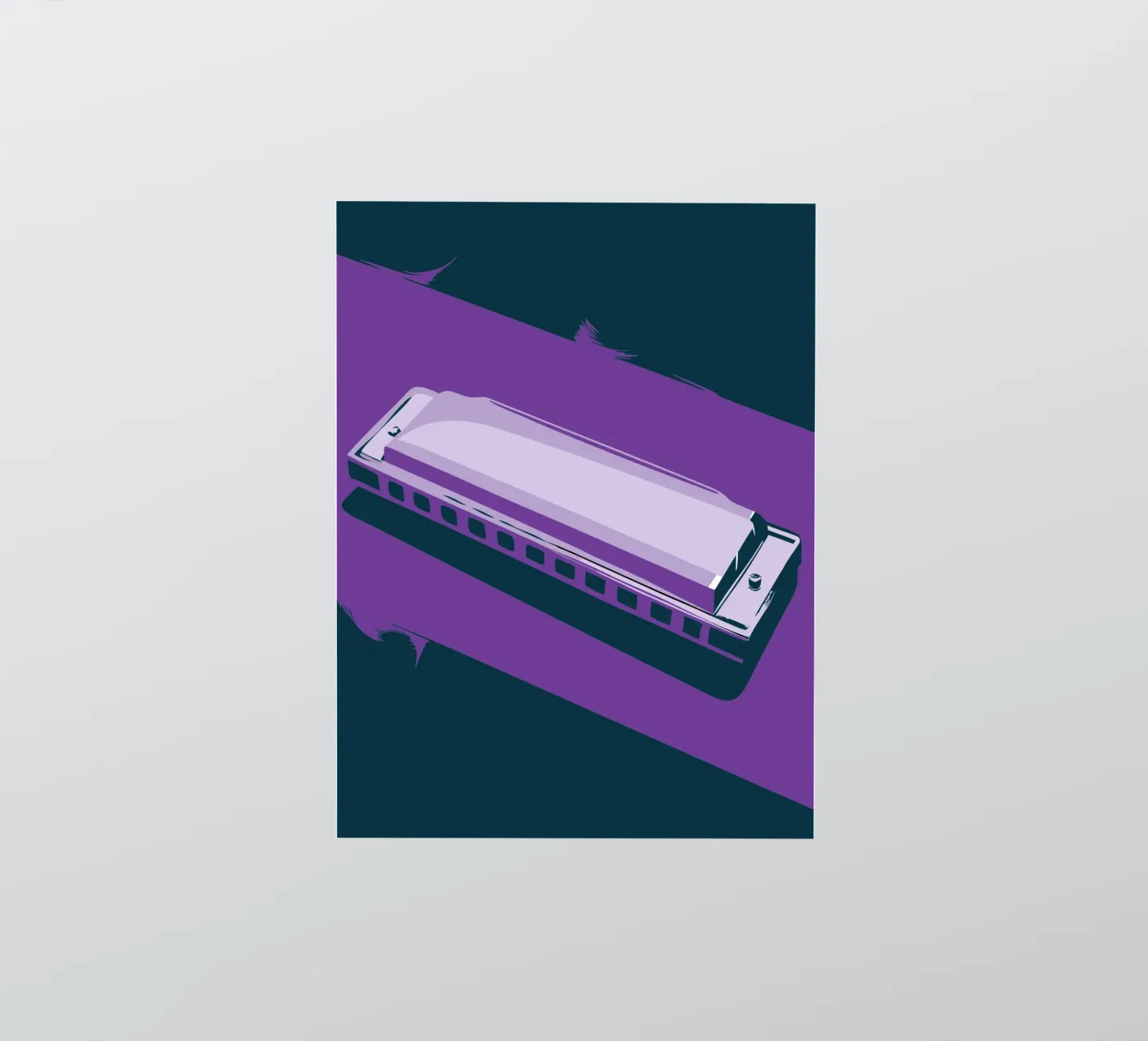 Mundharmonika Sticker von MUSIC EDITION