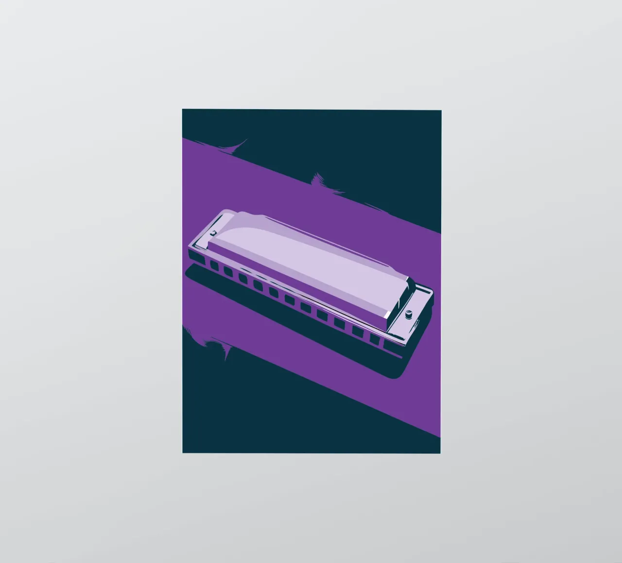 Harmonica sticker by MUSIC EDITION