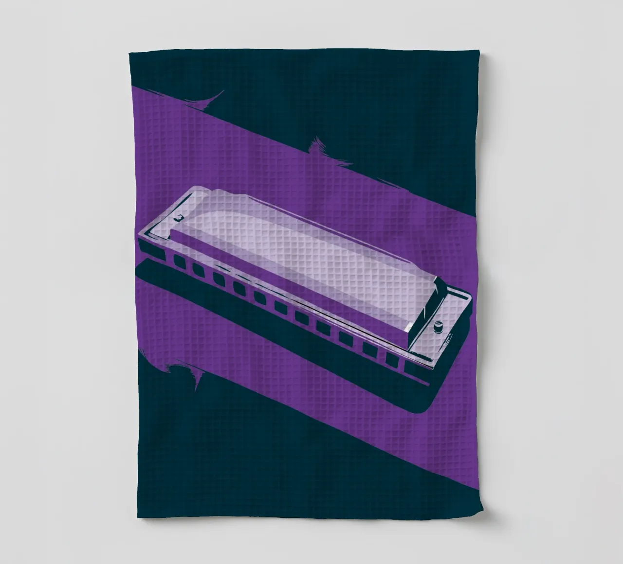 Harmonica tea towel by MUSIC EDITION