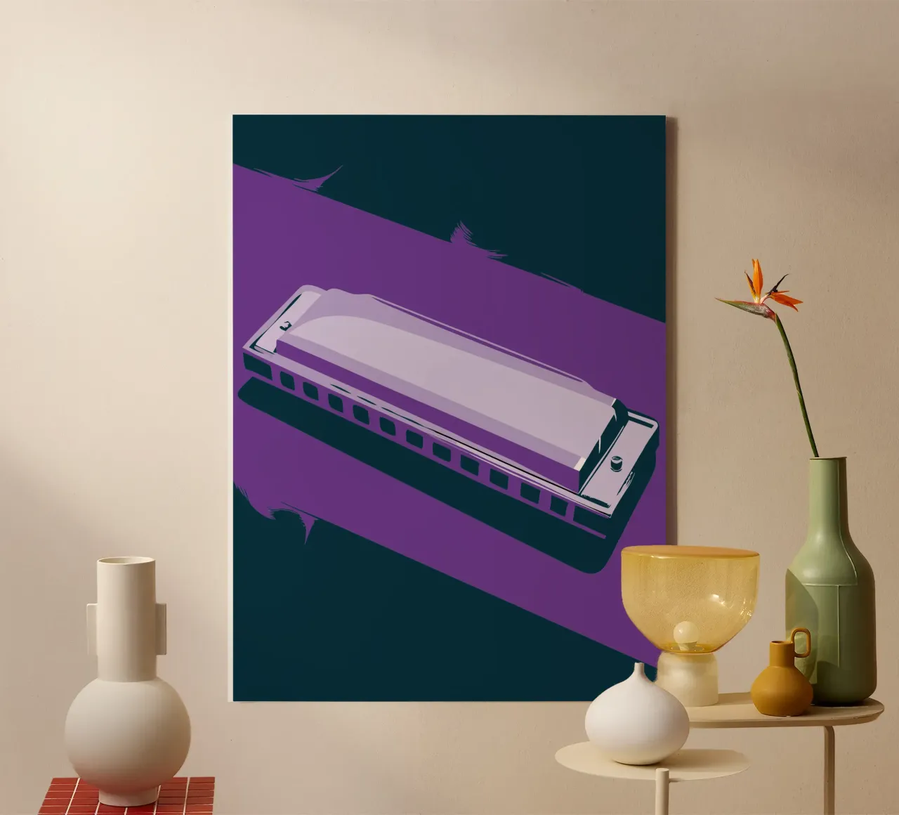 Harmonica canvas by MUSIC EDITION