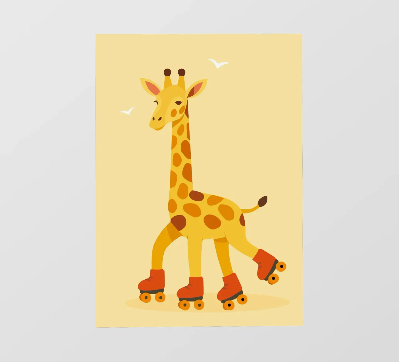 Giraffa rotolante - divertimento su quattro ruote telo in pvc da namosh