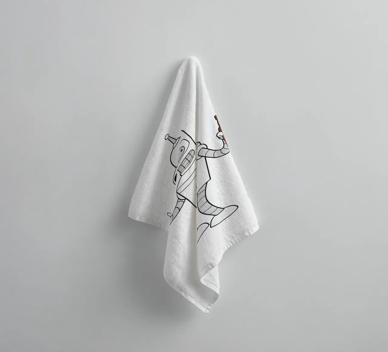 smoke and beer towel by Danielshop