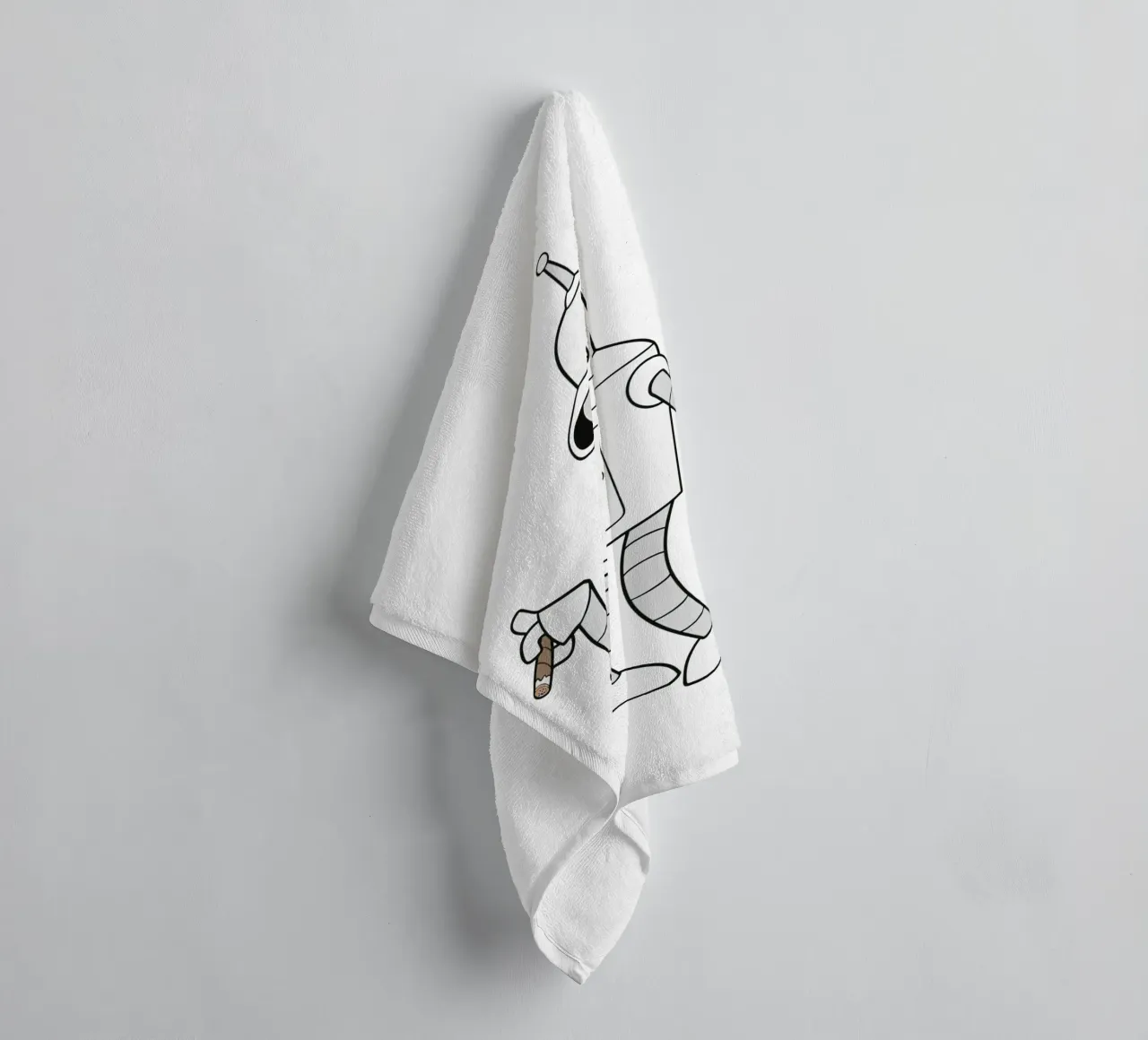 smoke and beer towel by Danielshop