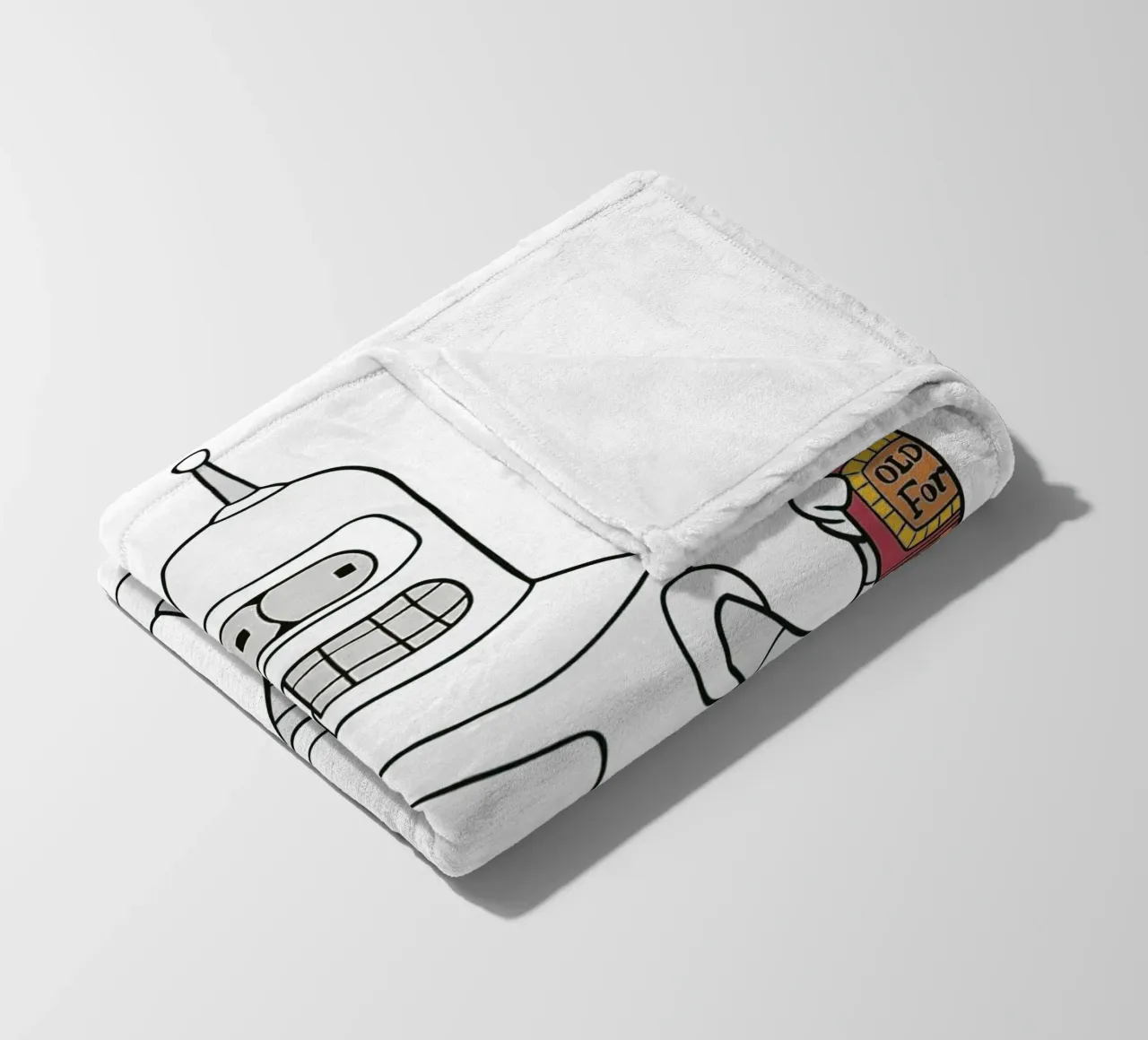 fumo e birra coperta in pile da Danielshop