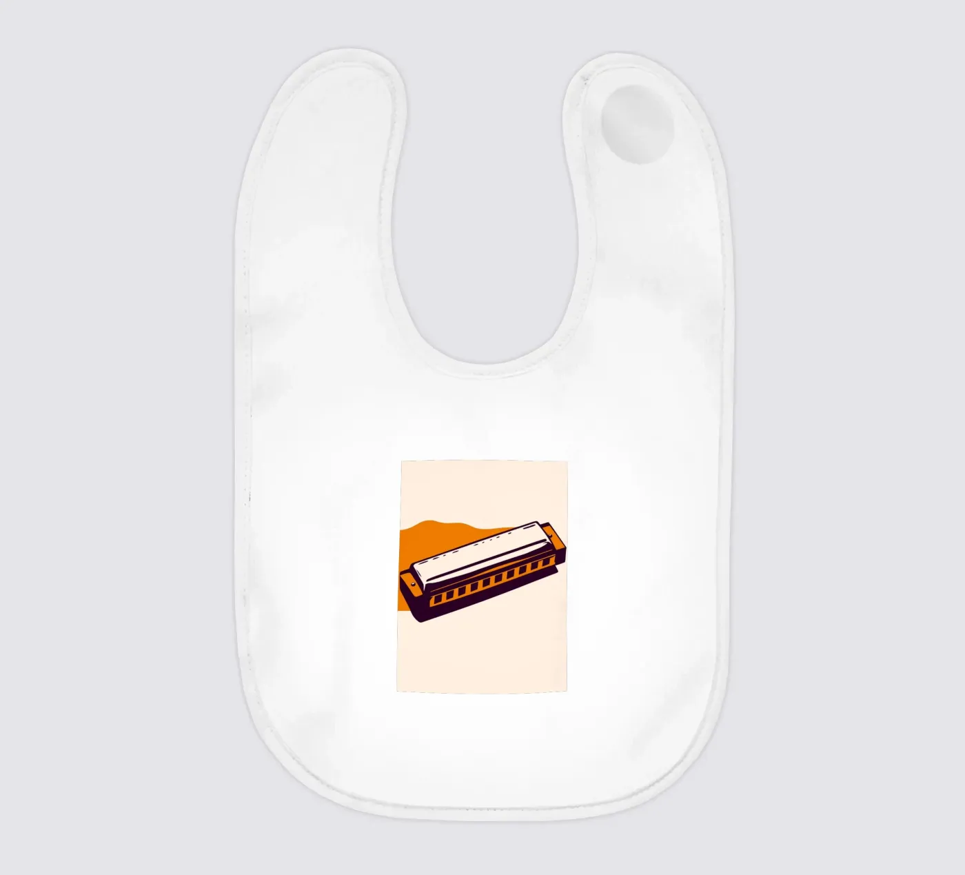 Harmonica baby bib by MUSIC EDITION