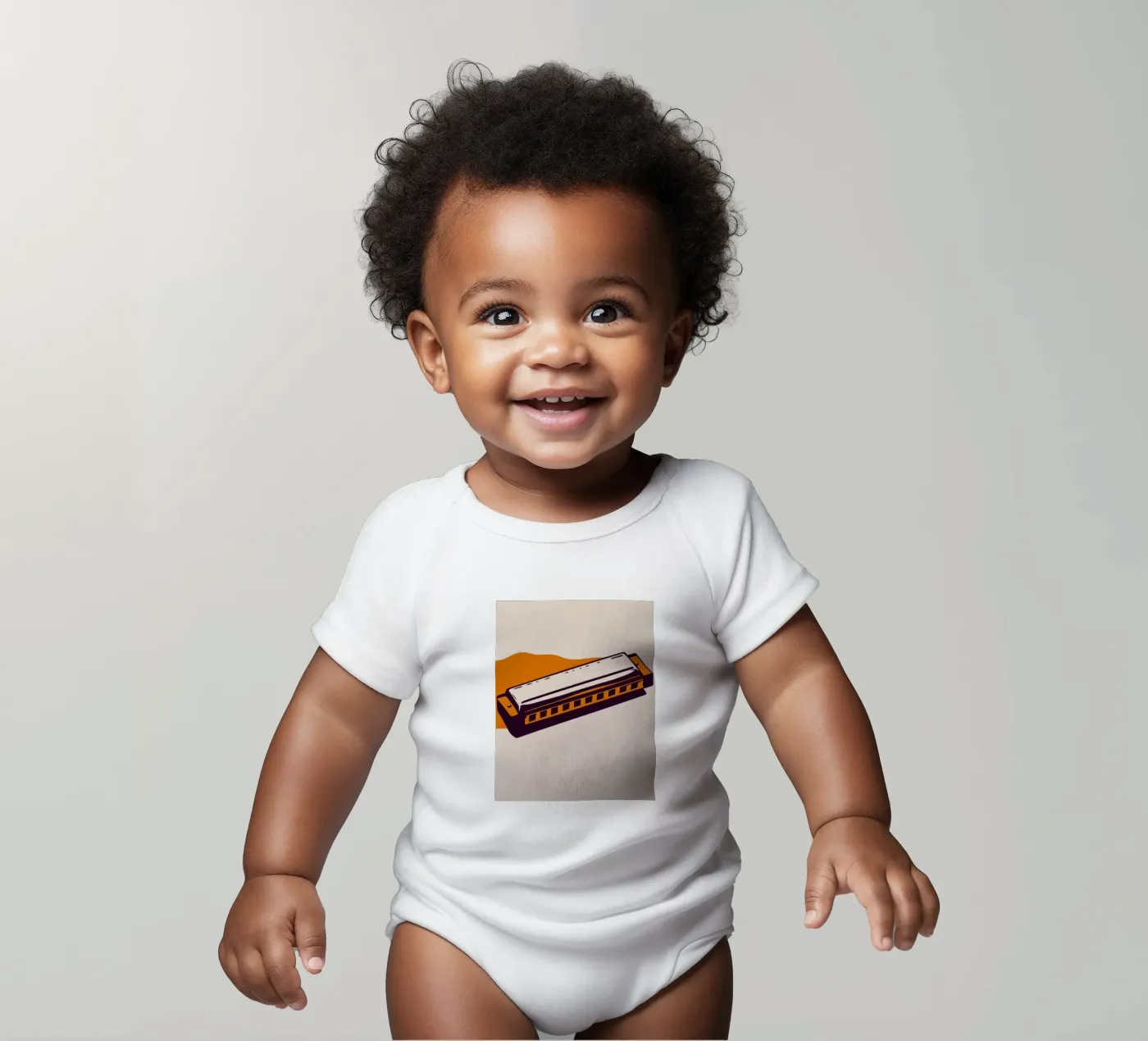 Armonica body neonato maniche corte da MUSIC EDITION