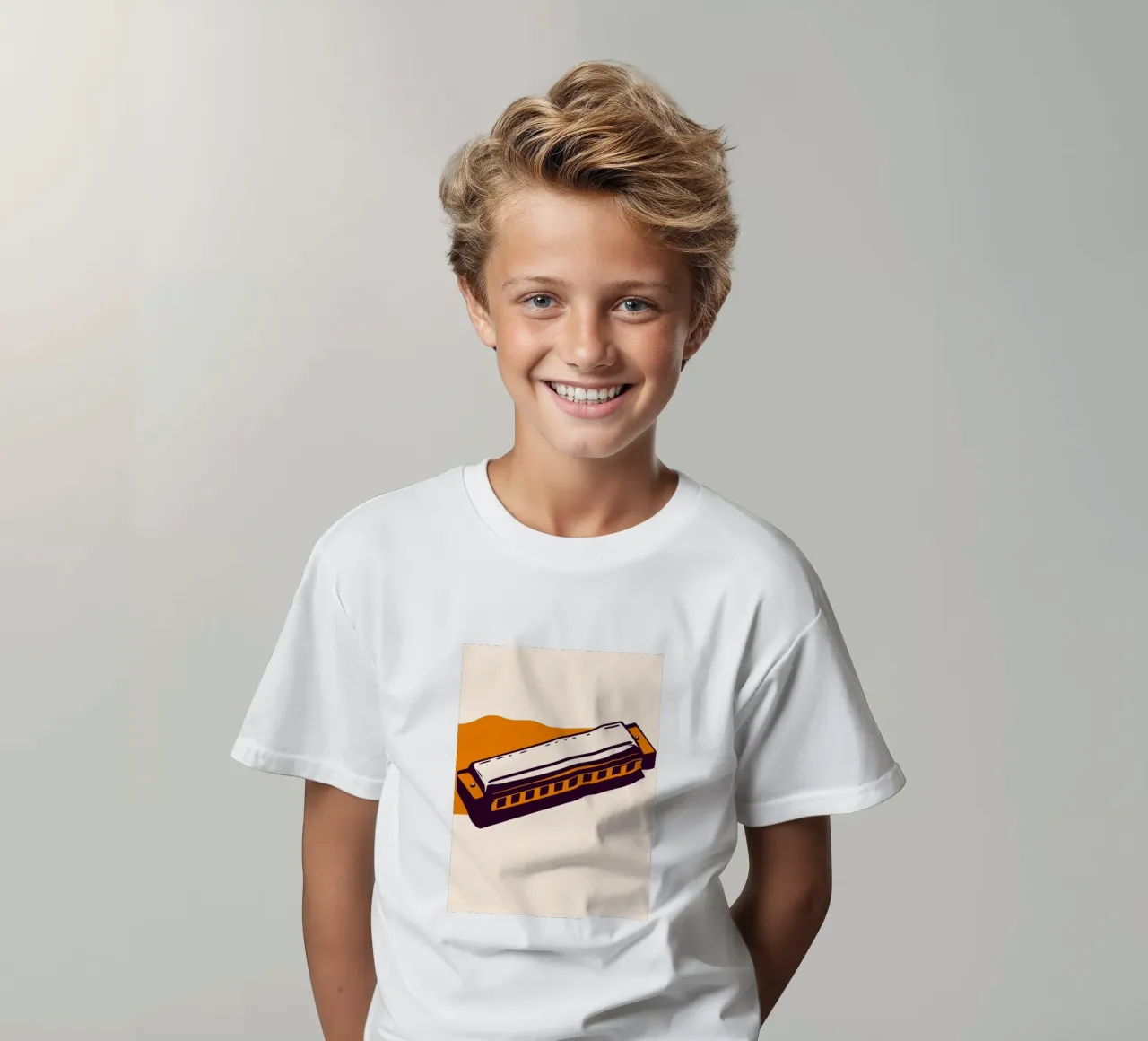 Harmonica kinder t-shirt van MUSIC EDITION