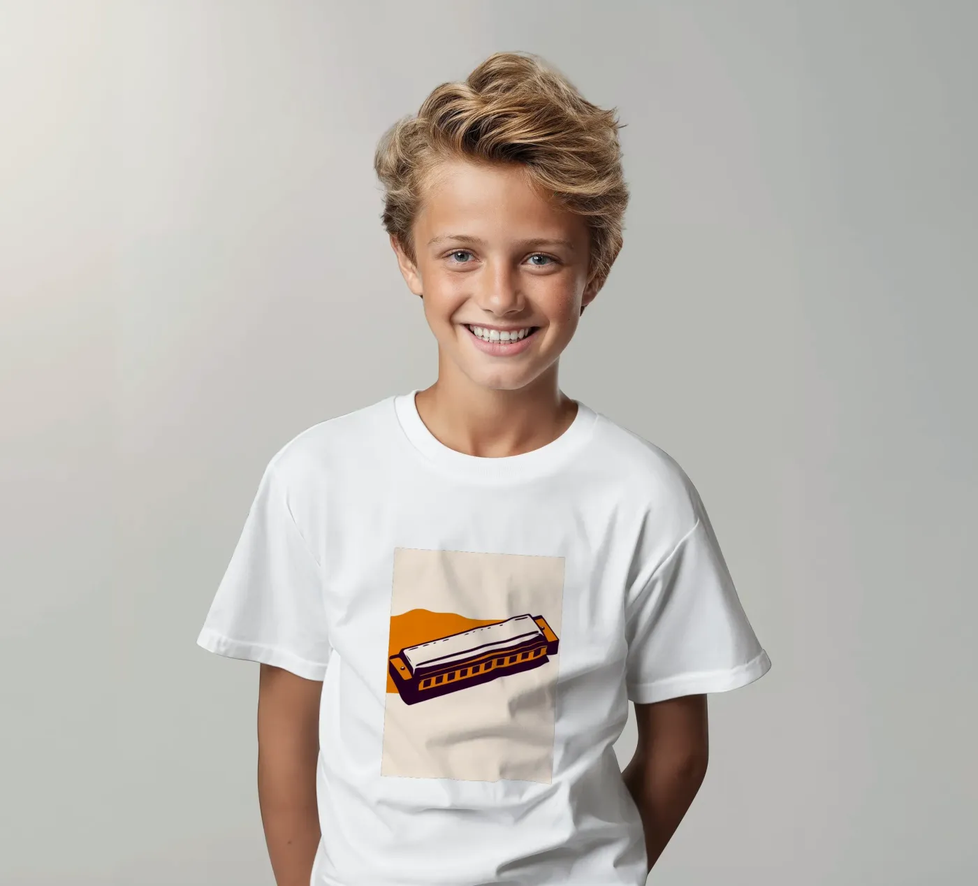 Harmonica t-shirt bambini da MUSIC EDITION