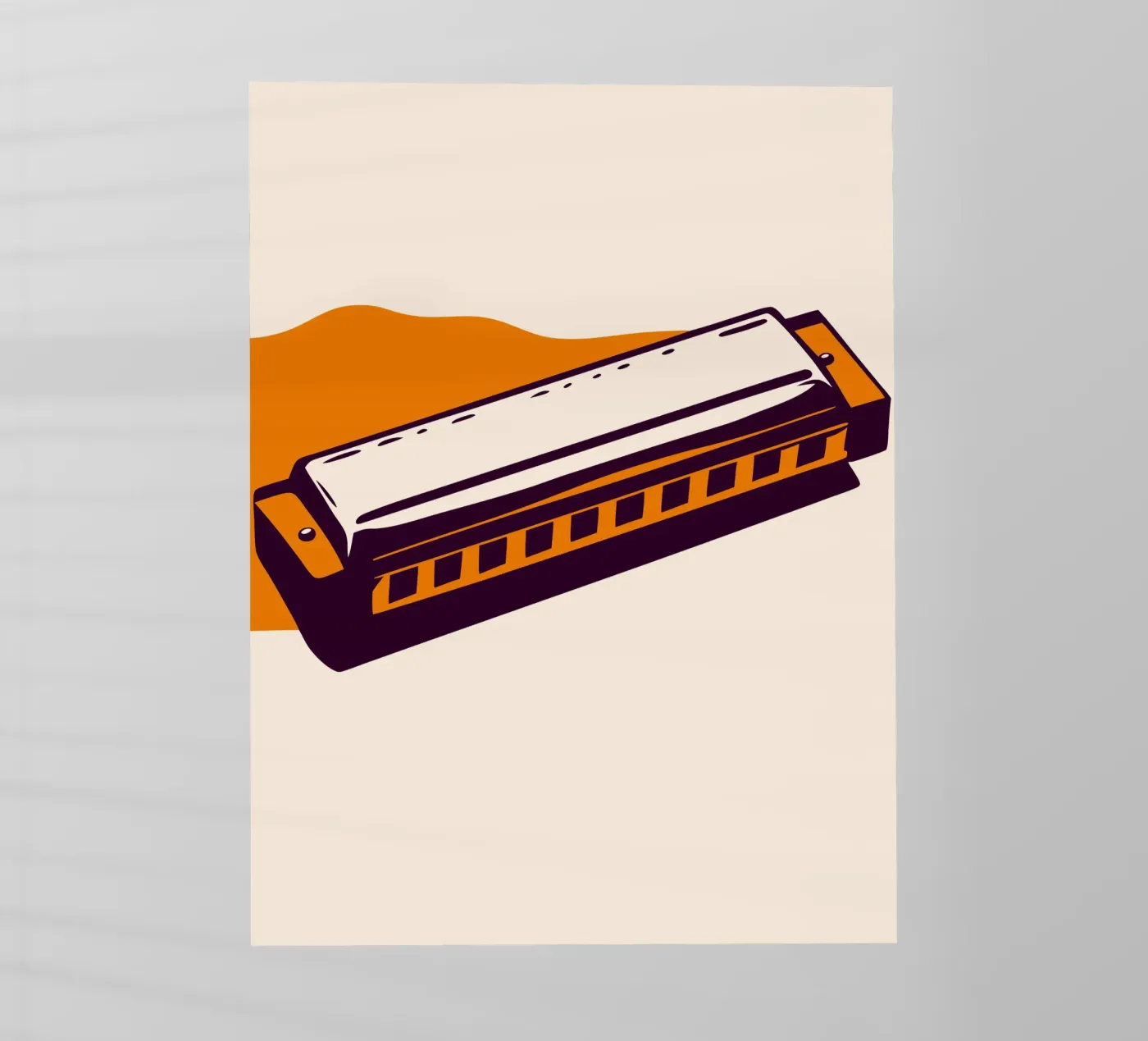 Harmonica backlit folie van MUSIC EDITION