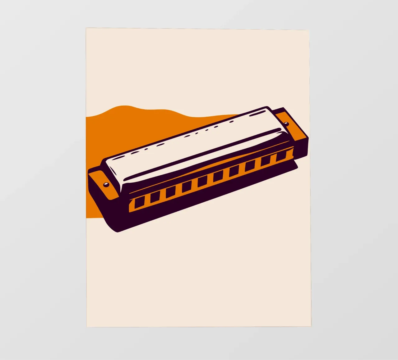 Harmonica fotobehang van MUSIC EDITION
