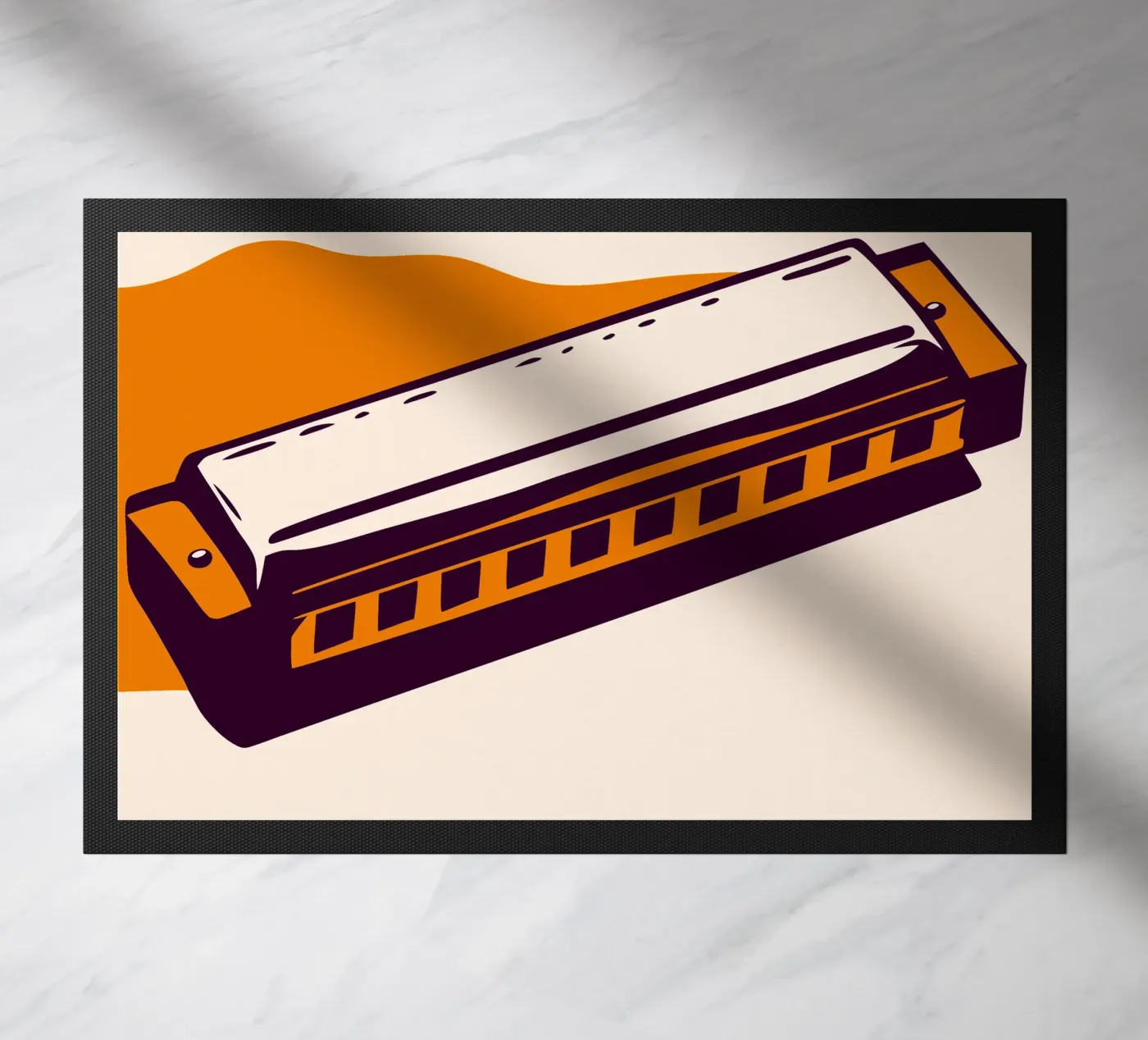Harmonica doormat by MUSIC EDITION