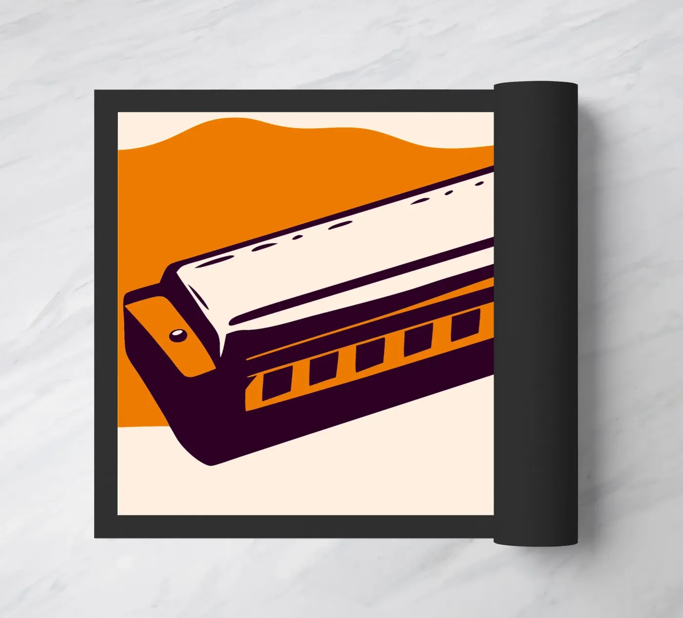 Harmonica doormat by MUSIC EDITION