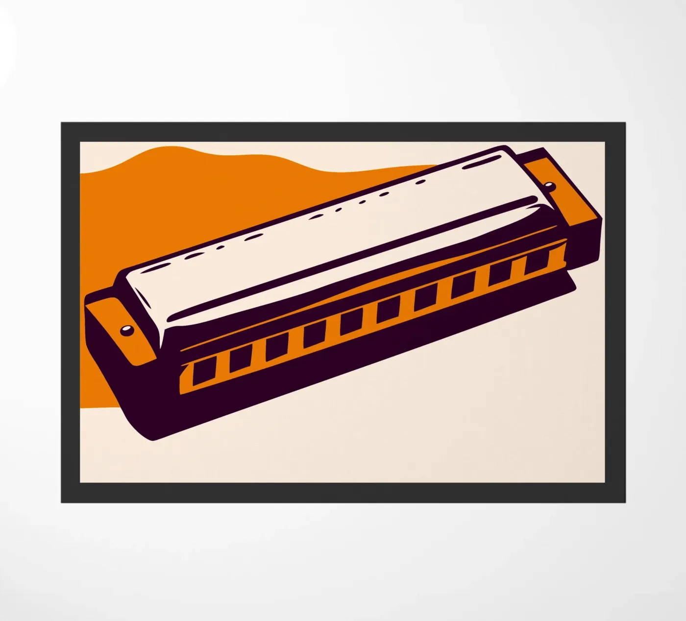 Harmonica doormat by MUSIC EDITION