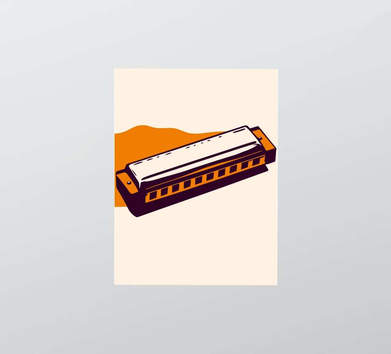 Harmonica sticker van MUSIC EDITION