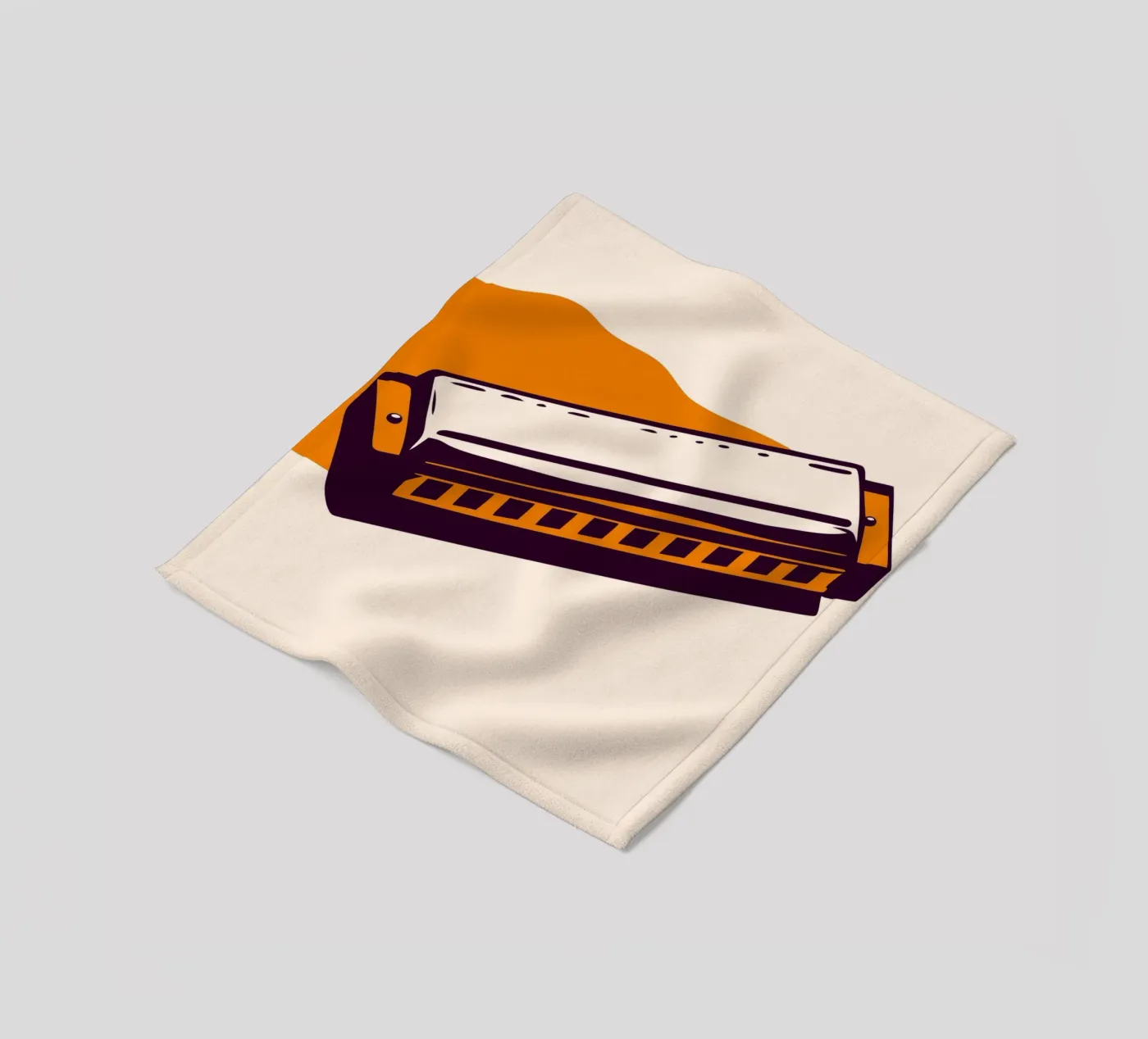 Harmonica plaid polaire de MUSIC EDITION