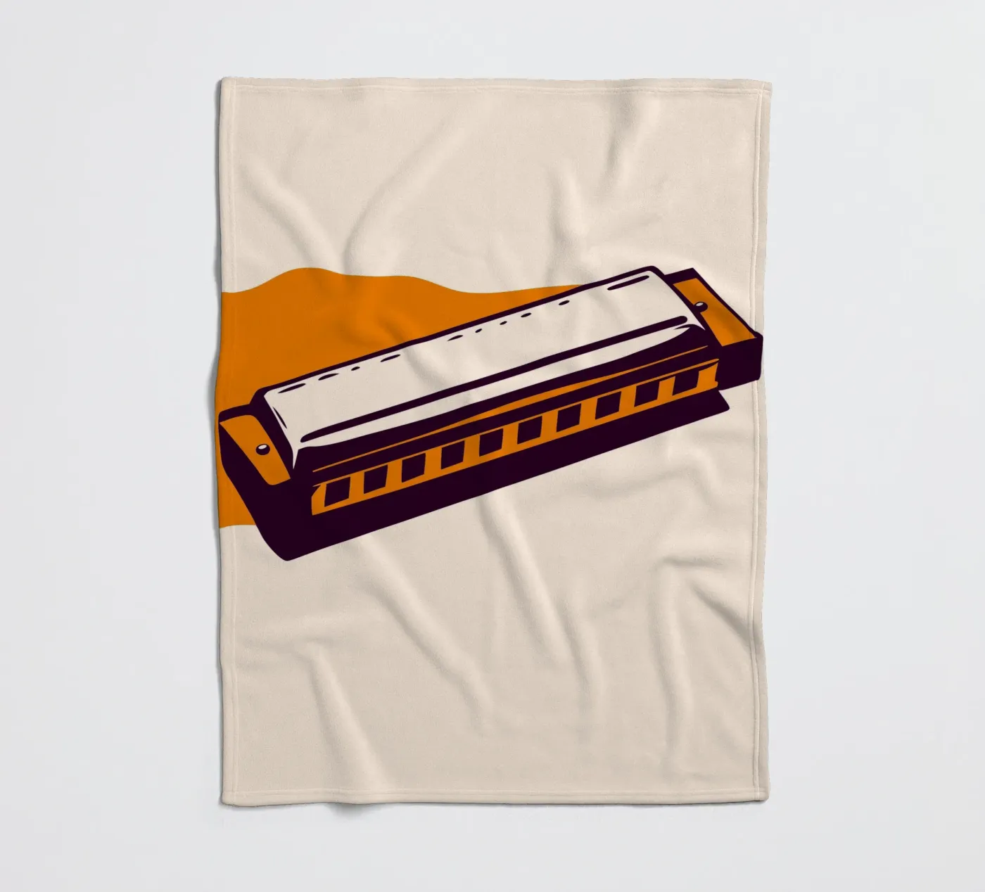 Harmonica plaid polaire de MUSIC EDITION