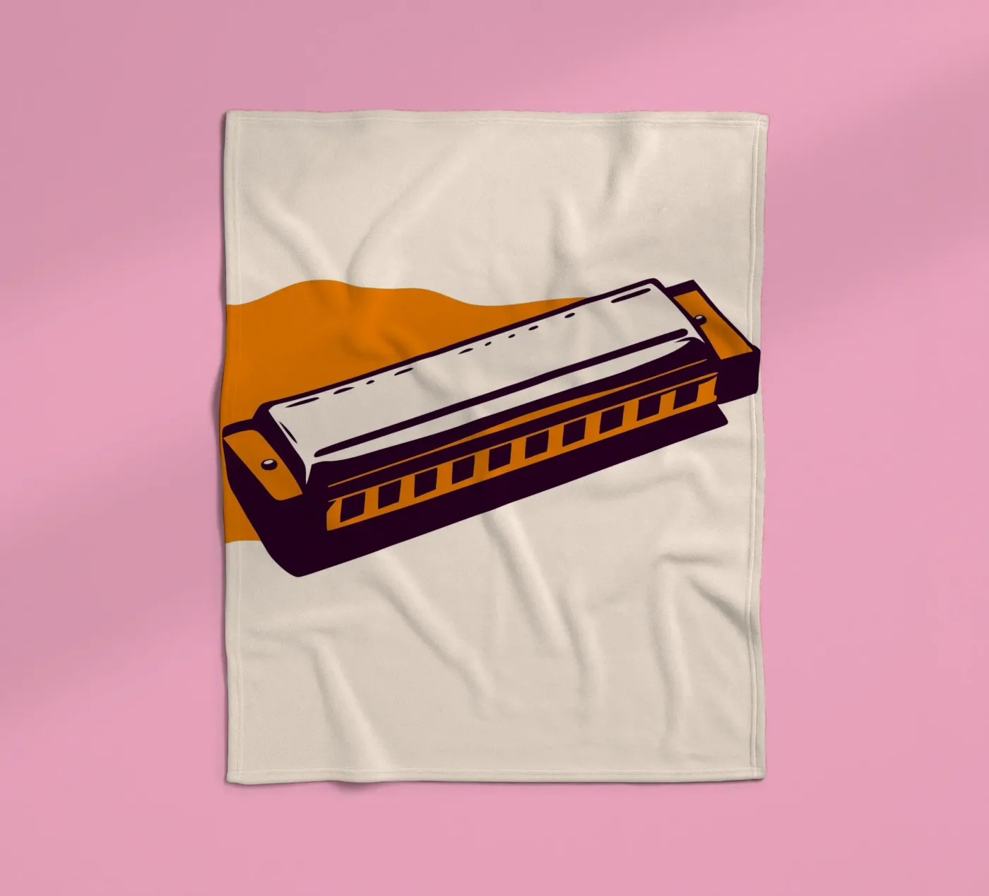 Harmonica plaid polaire de MUSIC EDITION