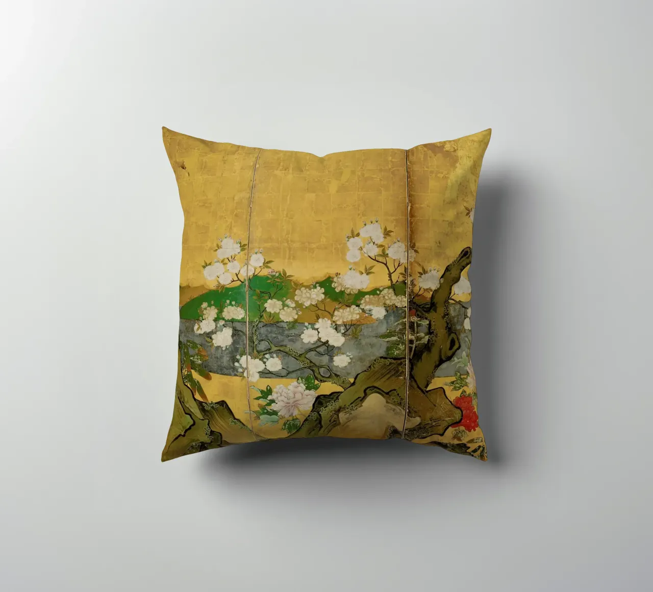 Flowers in a Landscape cuscino da ARTOTHEK