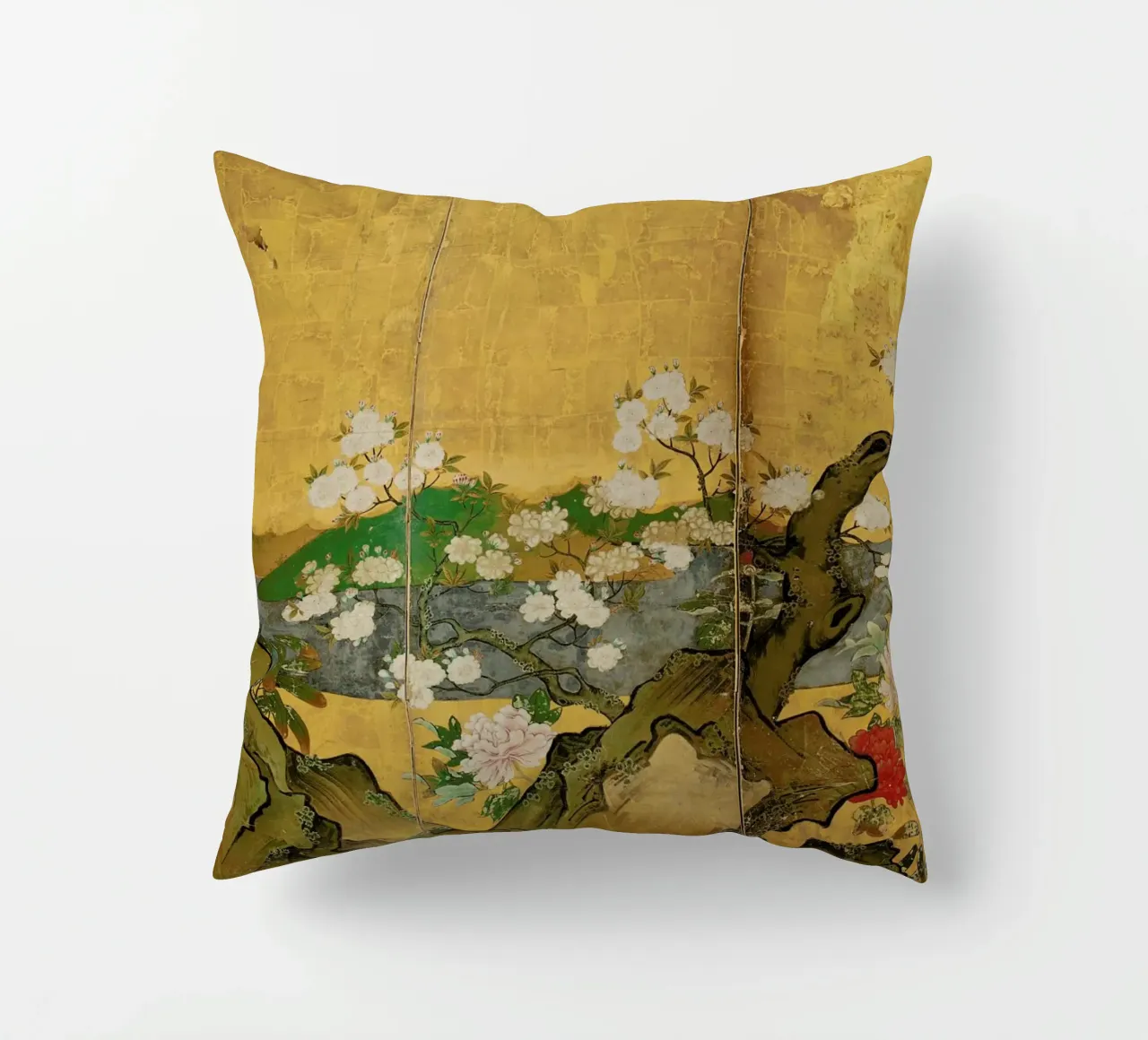 Flowers in a Landscape cuscino da ARTOTHEK