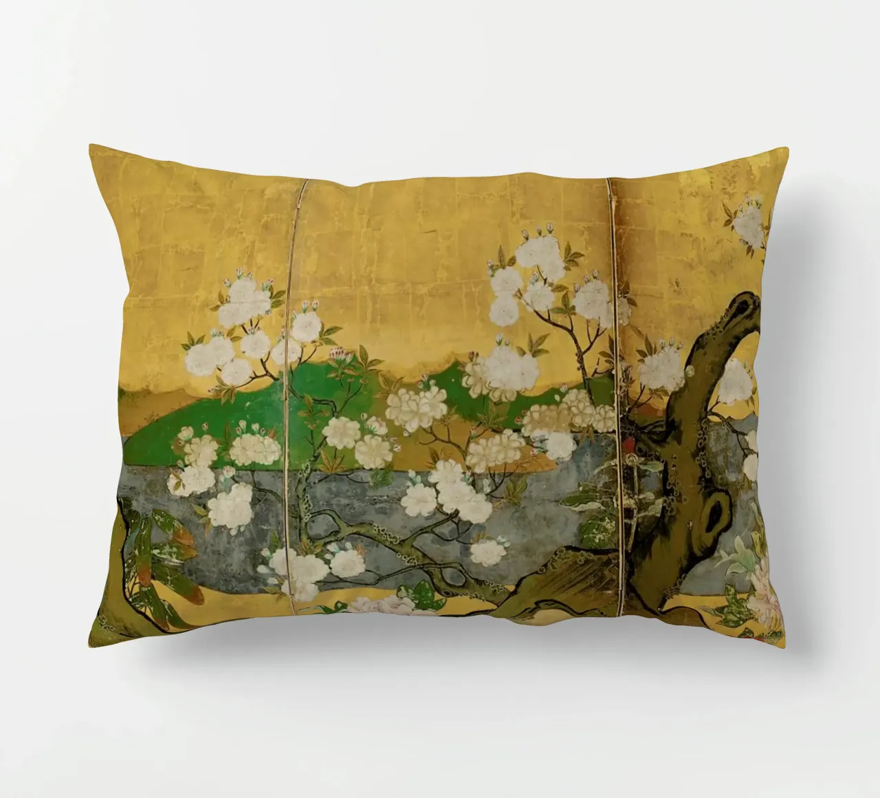 Flowers in a Landscape cuscino da ARTOTHEK