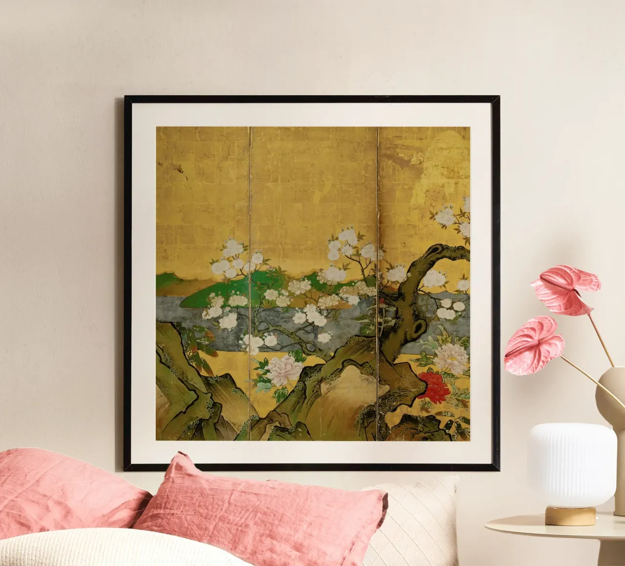 Flowers in a Landscape poster da ARTOTHEK