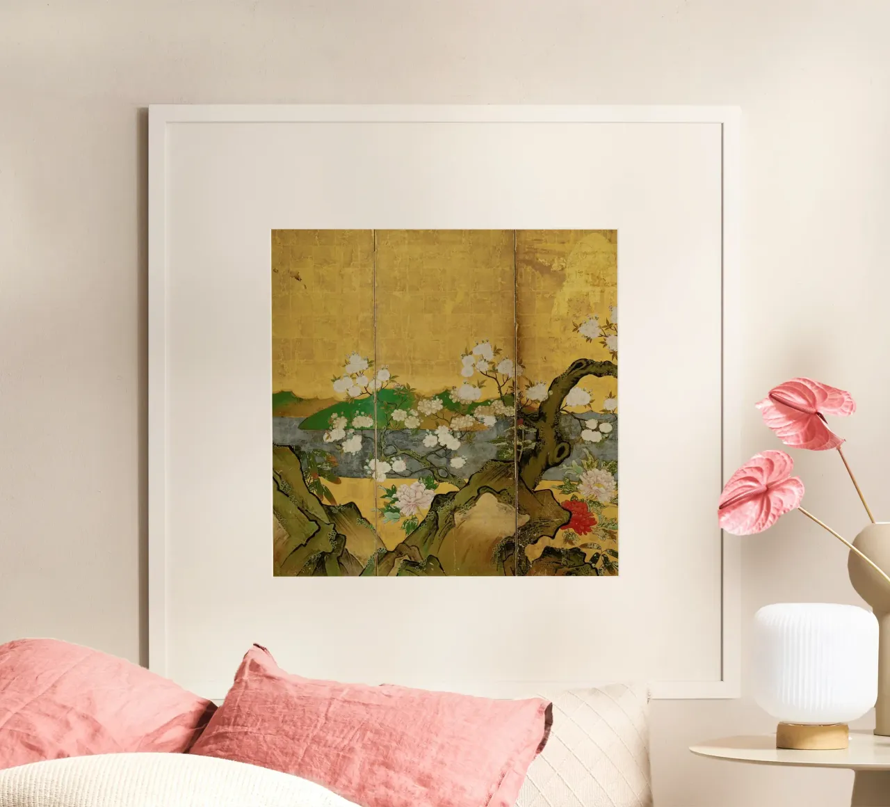 Flowers in a Landscape poster da ARTOTHEK