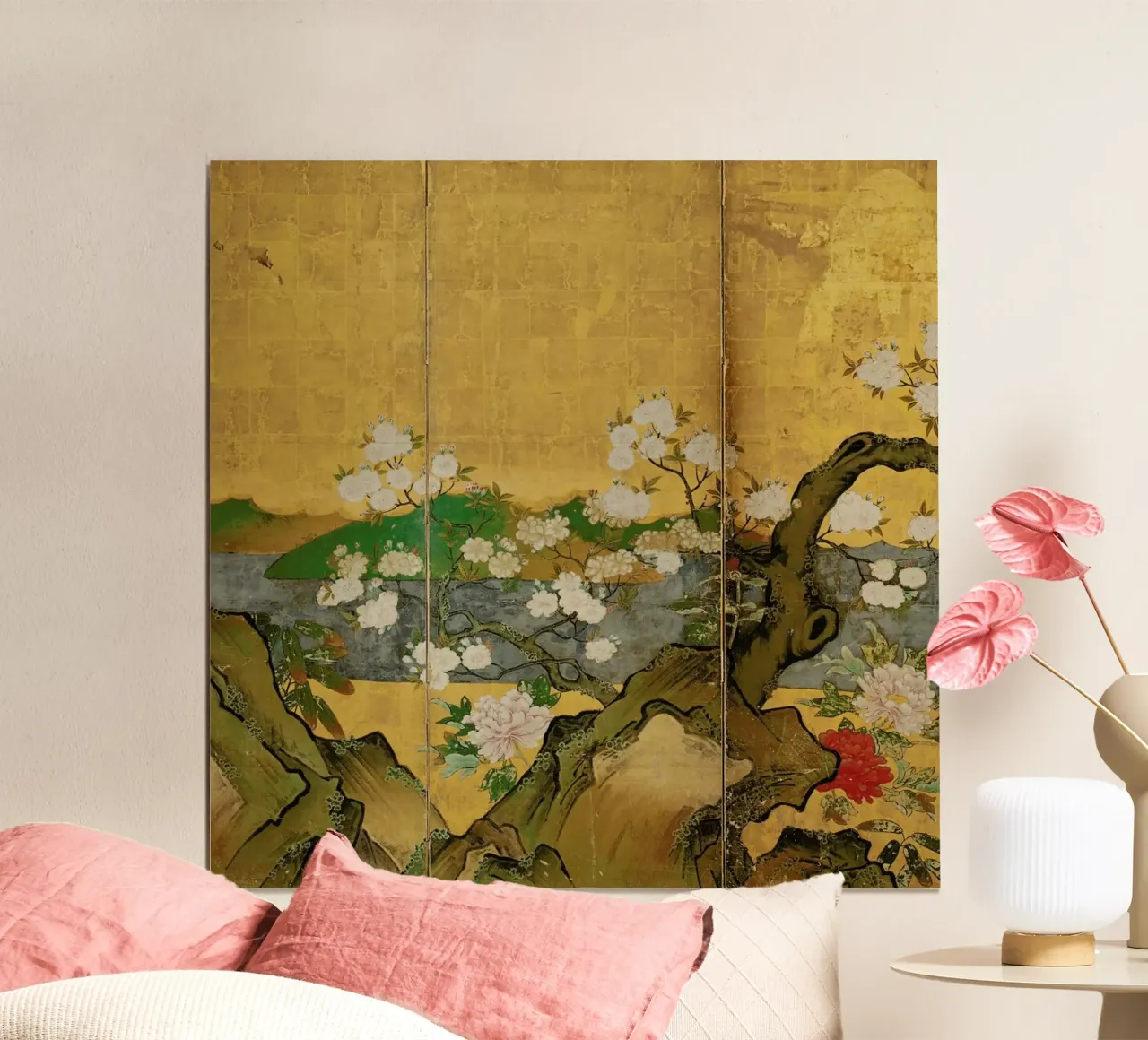 Flowers in a Landscape poster da ARTOTHEK