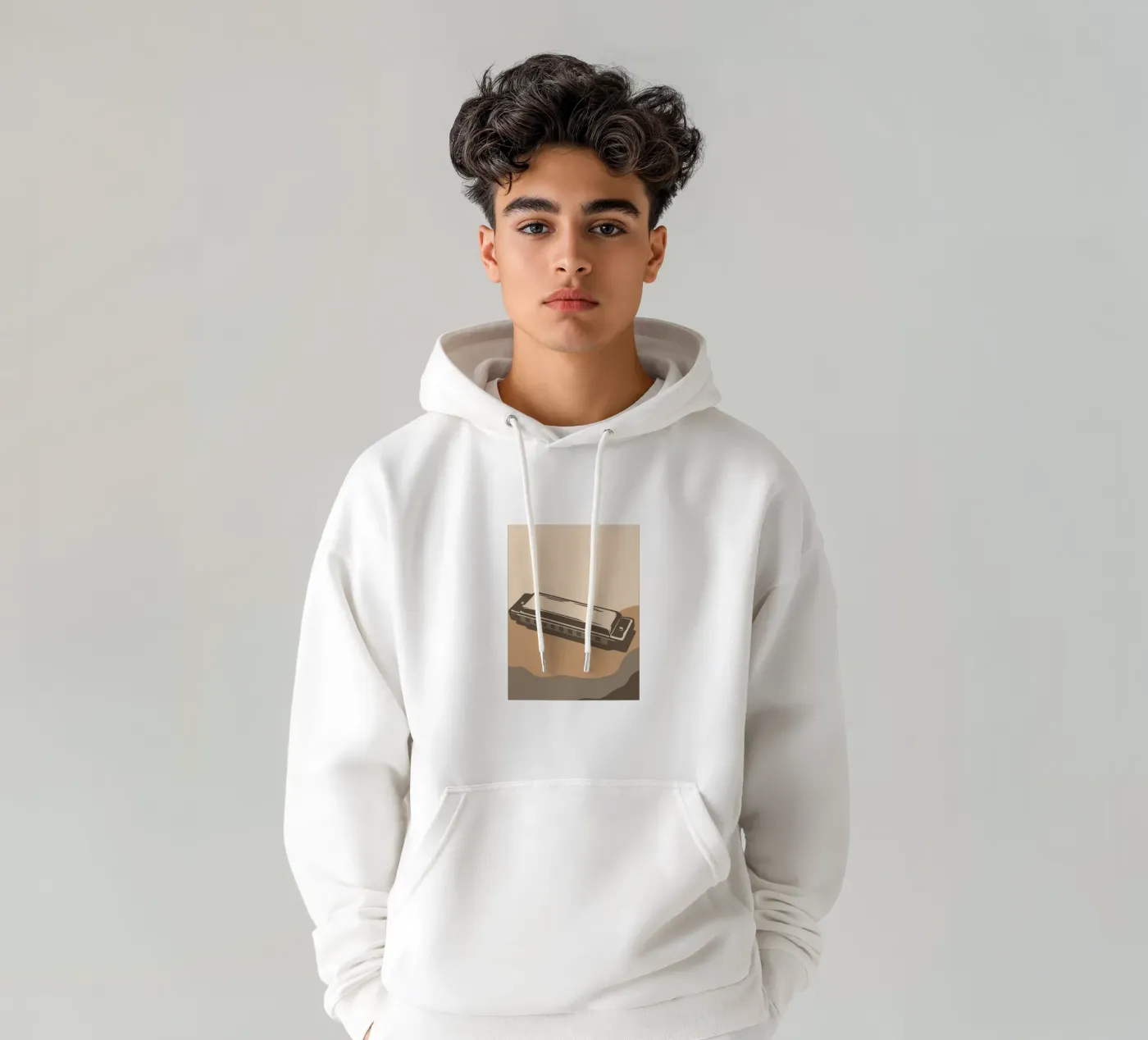 Harmonica hoodie by MUSIC EDITION