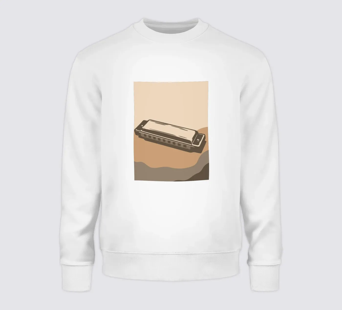 Harmonica sweatshirt by MUSIC EDITION