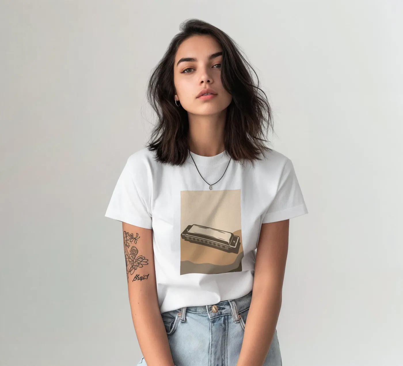 Harmonica t-shirt by MUSIC EDITION