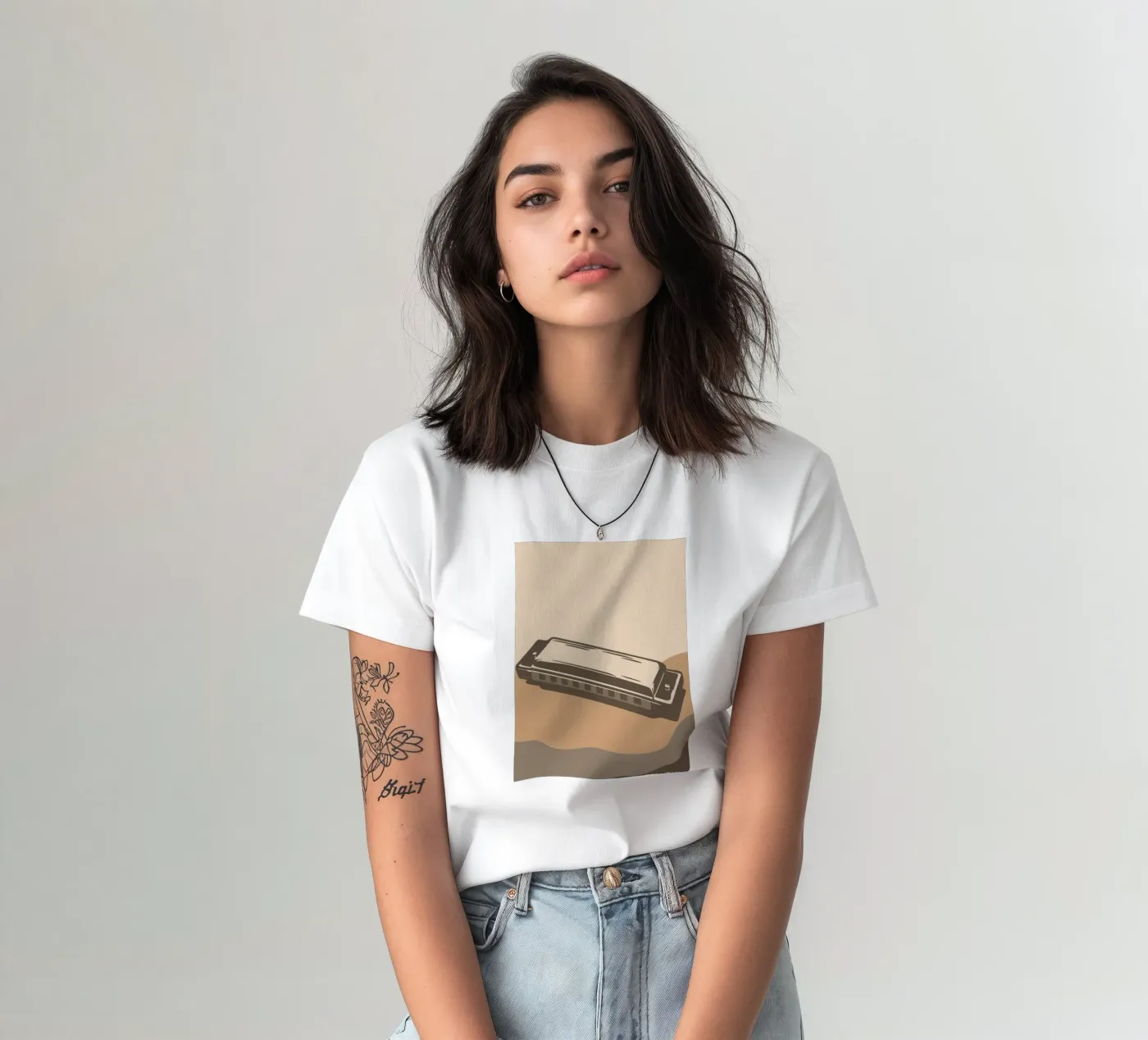 Harmonica t-shirt by MUSIC EDITION