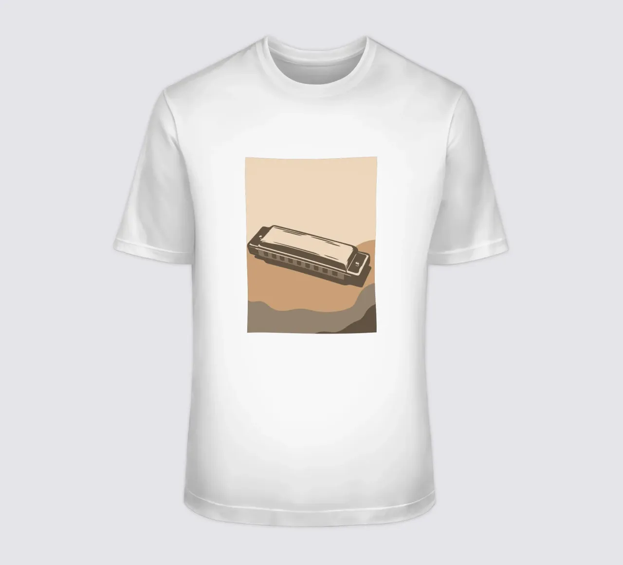 Harmonica t-shirt by MUSIC EDITION