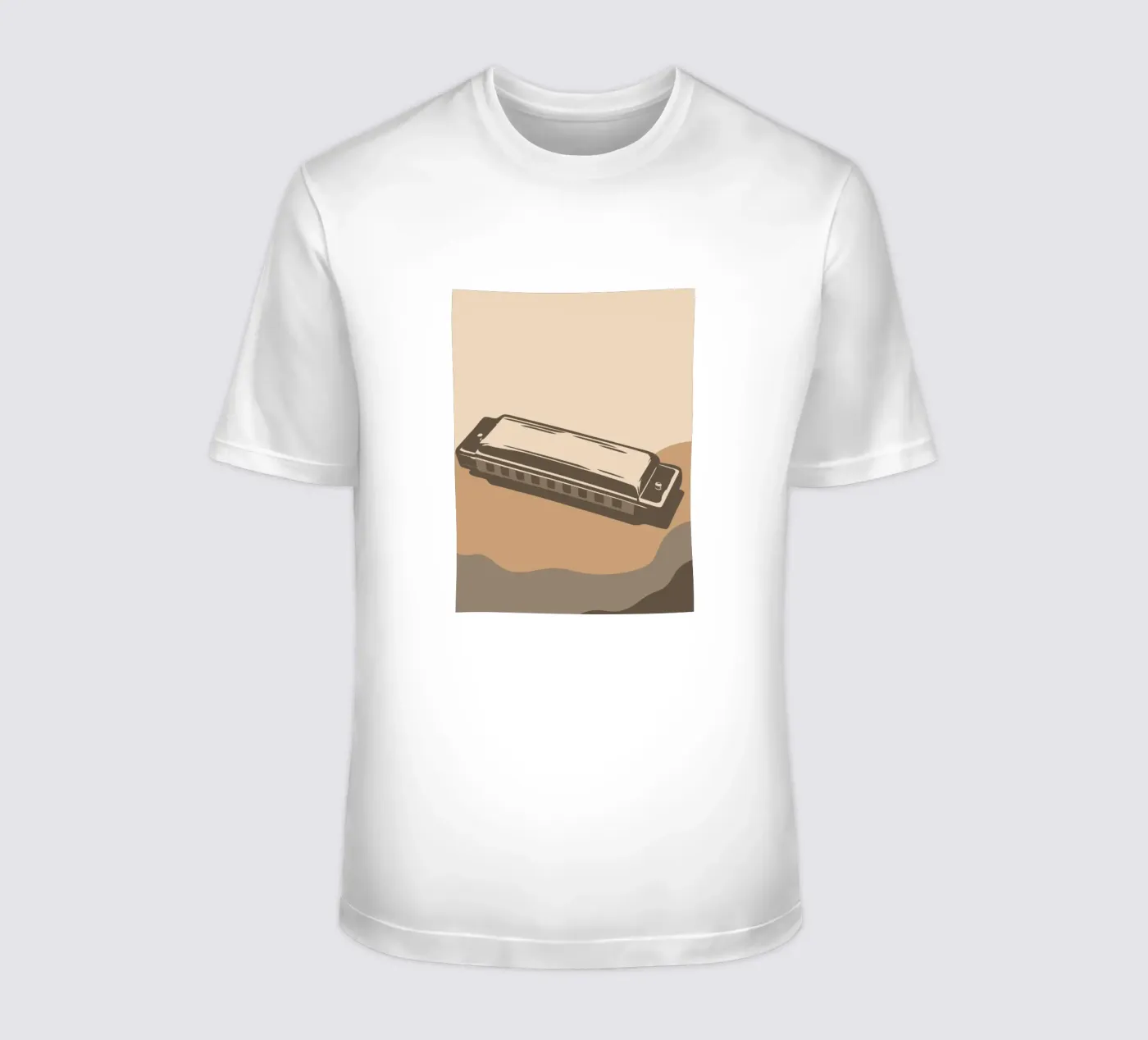 Harmonica t-shirt by MUSIC EDITION