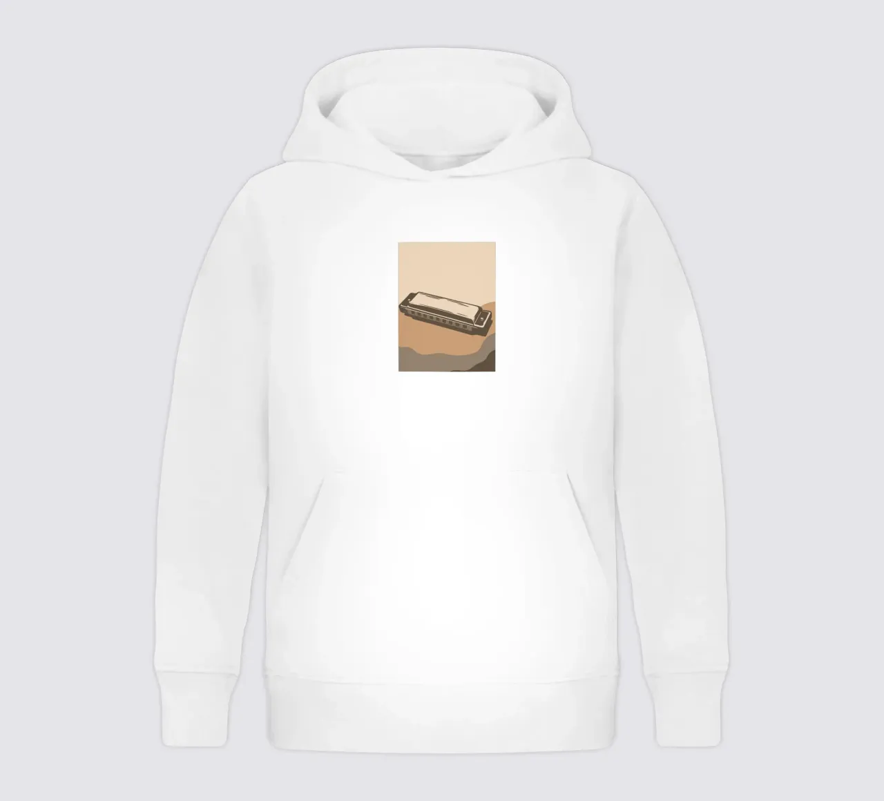 Armonica felpa bambino con cappuccio da MUSIC EDITION