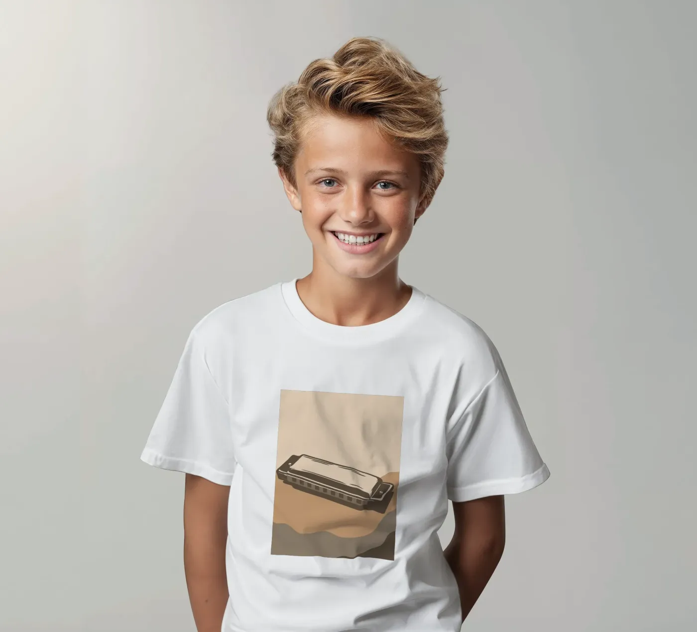 Harmonica kinder t-shirt van MUSIC EDITION