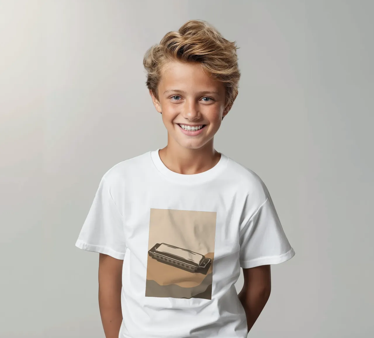 Harmonica kinder t-shirt van MUSIC EDITION