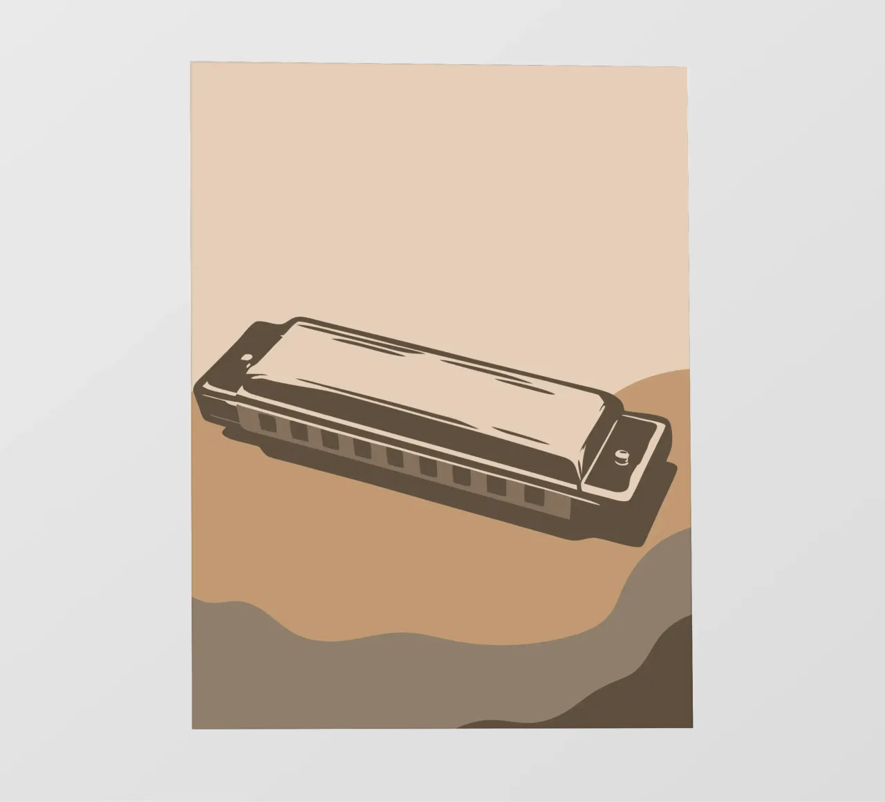 Harmonica fotobehang van MUSIC EDITION